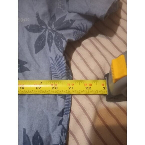 UNTUCKit Bairrada Hawaiian Button Shirt Mens Medium M Blue Floral Short Sleeve - Picture 10 of 11